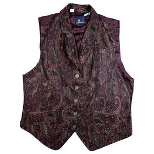 Paisley Purple Vest by Allsport
